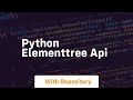 python elementtree api