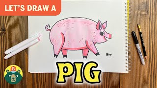 How to Draw a PIG! - [Episode 31]