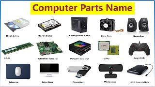 Computer Tools Name With Picture , Computer parts name List. Basic Parts of Computer.