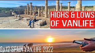 Roman Ruins \u0026 Deserted Beaches | Sadly No Cadiz (Ep.12 Van Life Spain 2022)