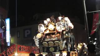 うちわ祭り2012　鎌倉町へ山車進入②