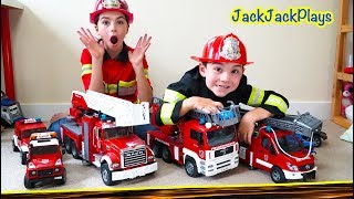 Costume Pretend Play for Kids! Firefighters, Spies, Scientists, The Floor is Lava | JackJackPlays