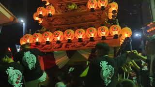 西条祭り2022 常盤港だんじり 町内運行