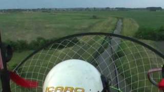 Extreme low altitude paramotoring