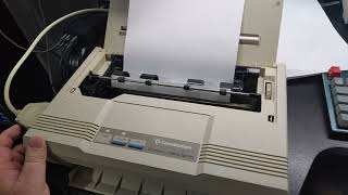 Commodore MPS 1270 Printer - Amiga test