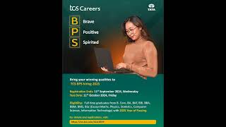 TCS BPS Mass Hiring | Jobs for Freshers