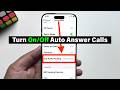How To Turn On/Off Auto Answer Calls On iPhone!