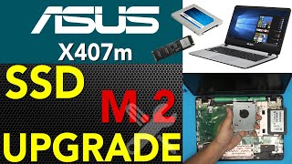 ASUS X407m M.2 SSD Upgrade Guide