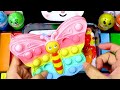 kuromi slime mixing random with rainbow slime satisfying slime videos 295