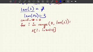 count substring in a given string using python || python interview program questions