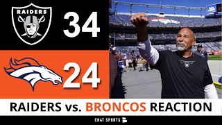 Raiders vs Broncos Post-Game Reaction, Highlights, Rumors, Injury News + Derek Carr, Rich Bisaccia