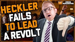 Heckler Tries to Lead a Revolt - Steve Hofstetter