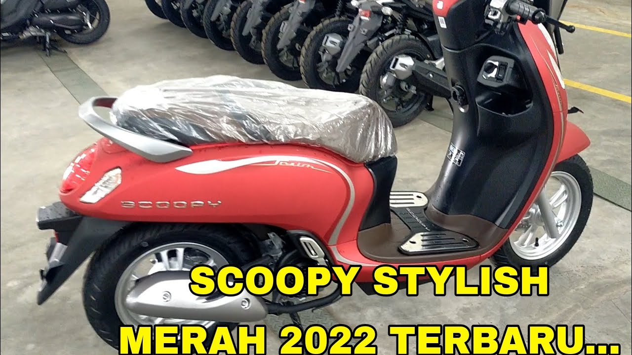 Scoopy 2022 Merah