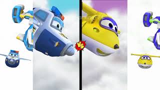 Who is the fastest Paul vs jett yellow - in super wings jett run Gameplay #superwings #superwings