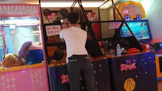 [CuteCity@葵盛東] Basketball Arcade Games - Left-handed 807 points (7 Balls)