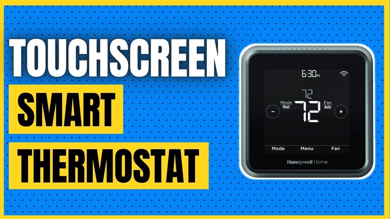 Honeywell Home RCHT8612WF T5 Plus Wi-Fi Touchscreen Smart Thermostat ...