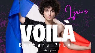 Barbara Pravi - Voilà (lyrics/paroles)