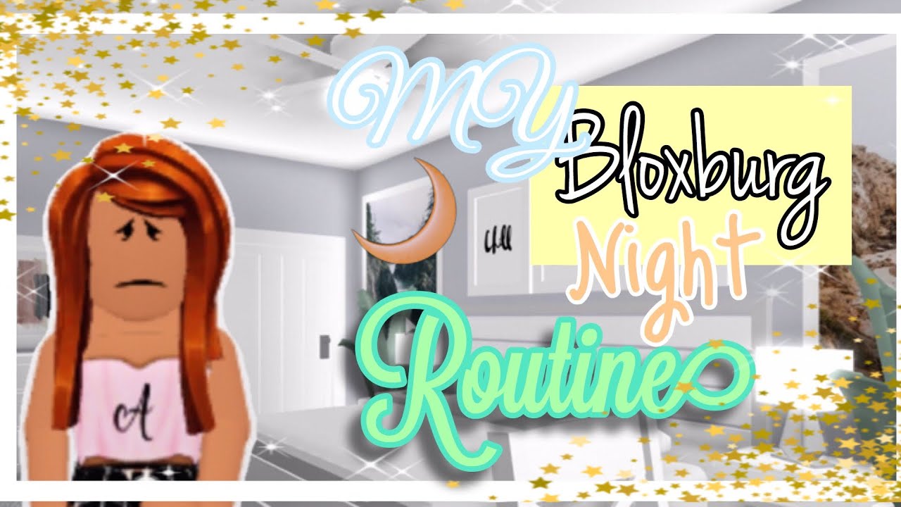 MY BLOXBURG NIGHT ROUTINE! |iiSunset - YouTube