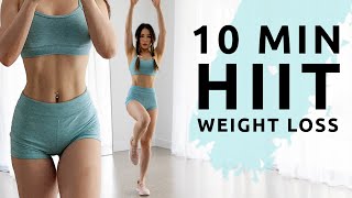 10 Min HIIT to burn calories | Standing Full Body Workout - No Equipment