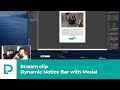 How to Webflow - Stream Clip -  Dynamic Notice Bar with Custom Modal - Tutorial 2020