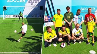 Can the Norwich fans cause a shock in the car park? | Soccer AM Volley Challenge