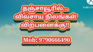 Agriculture land for sale in Thanjavur | விவசாய நிலம்  | தஞ்சாவூர் @subra67