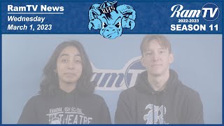 Ramona RamTV News - March 1, 2023