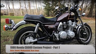 Buying a vintage motorcycle - 1980 Honda CB900C