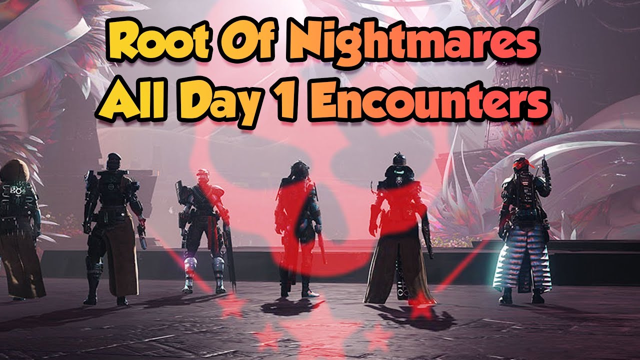 ALL Day 1 Root Of Nightmares Raid Encounters - YouTube