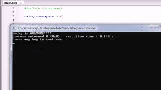 Buckys C++ Programming Tutorials 8 if Statement