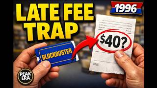 Inside Blockbuster (1996) — The Late Fees Trap ($40?)