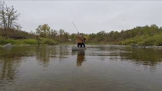 An Experiment with Tandem Poling - Roseau River, September 22, 2018