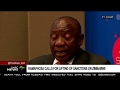 SA calls for sanctions against Zimbabwe to be lifted