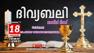 HOLY MASS | LATIN MASS | 18 JAN 2023 |  FR JERRY GEORGE ETHOTHARA | വിശുദ്ധ കുർബാന | GOODNESS TV