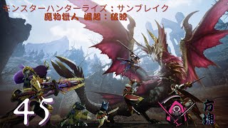 Monster Hunter Rise：Sunbreak魔物獵人 崛起：破曉45.跟著火芽狩獵電龍!!!