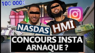 Nasdas et HMI concours Instagram 100 000€, comment participer ? Arnaque ? EXPLICATION