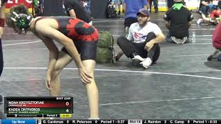 Middle School 92 Noah Krzysztofiak Grindhouse WC Vs Kaden Ontiveros Sons Of Thunder Academy