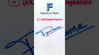 F name signature style| F signature| F letter easy and simple signature| #trendingshorts #viral