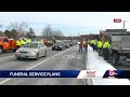 Hundreds of DPW crews on hand for Lawrence worker's funeral