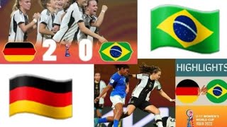 Germany U17 Vs Brazil U17 | Match Highlights | U17 Women's World Cup 2022 #germanyu17 #brazilu17