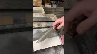 Knife sharpening tip. How to hold the knife.