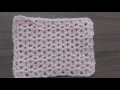 模様編みa 3 中長編み【かぎ針編み】編み図・字幕解説 half double crochet pattern crochet and knitting japan