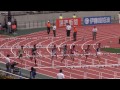 97th日本陸上 男子110mh予選2組 大室秀樹 hideki omuro 13.85 0.1 2013 6 8 味スタ