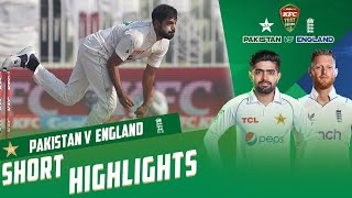 Short Highlights | Pakistan vs England | 1st Test Day 1 | PCB | MY1T