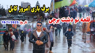 کابل جان، برف باری شدید، قلای نو برچی/ گزارش میلاد حکیمی