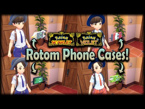 How to get these SPECIAL ROTOM PHONE CASES in Pokémon Scarlet and Purple!