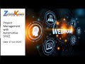 Automotive SPICE - Project Management Webinar