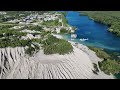 mystic waters drone over rummu quarry’s sunken wonders