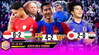 Parah! Timnas Indonesia Digembosi Wasit 😡 Barcelona Sikat Valencia 🔥 Jepang Lolos Ke Final