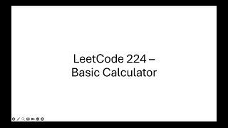 Basic Calculator - LeetCode 224 - Stack - Python